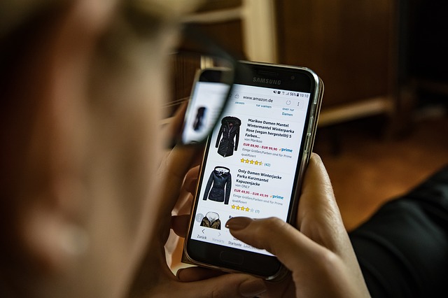 online nakupování přes mobil